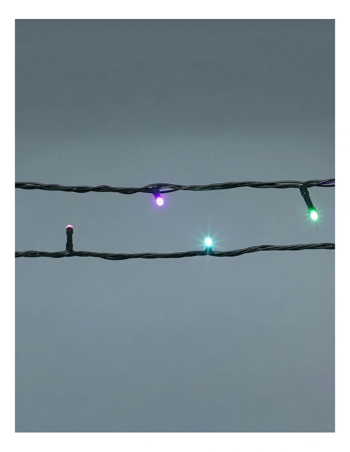 LED Connectable Fairy 520 Light Chain Dark Green Cable in Candy image 6