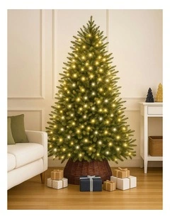 LED Connectable Fairy 520 Light Chain Dark Green Cable in Warm White/White