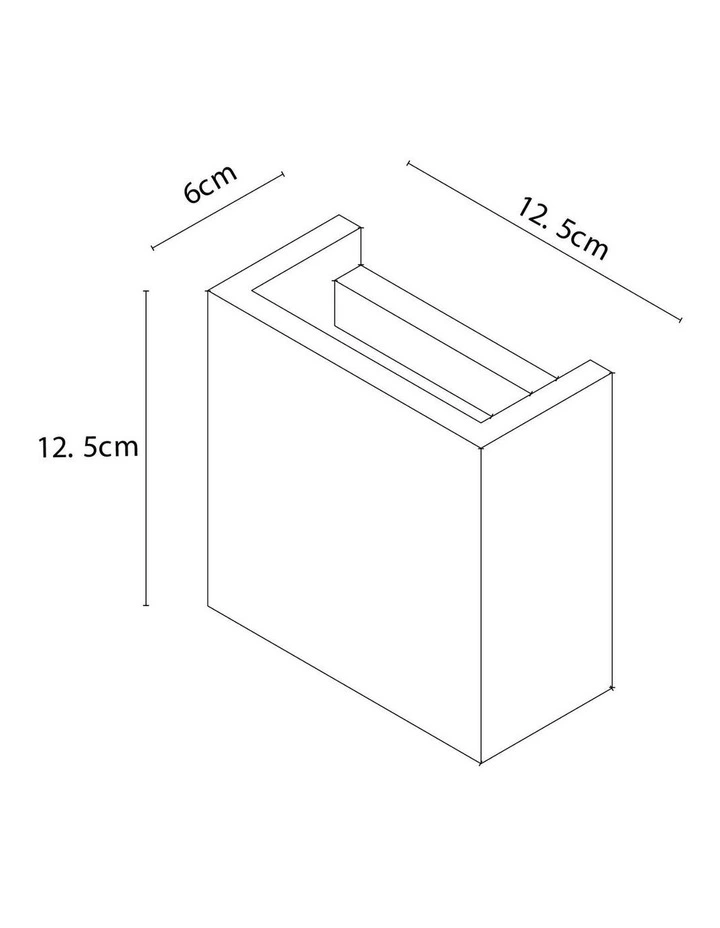 Solvia Plaster Wall Sconce 1 Light in White image 7