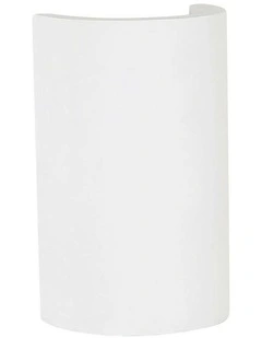 Verda Plaster Wall Sconce 2 Light in White