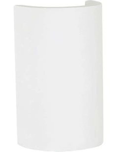 Verda Plaster Wall Sconce 2 Light in White