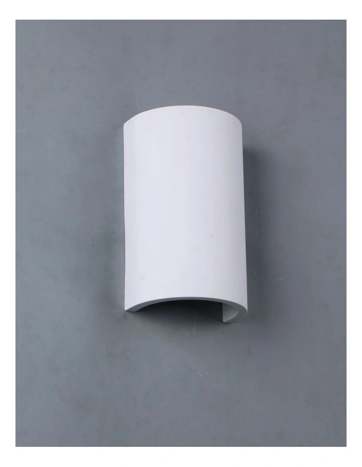Verda Plaster Wall Sconce 2 Light in White image 3