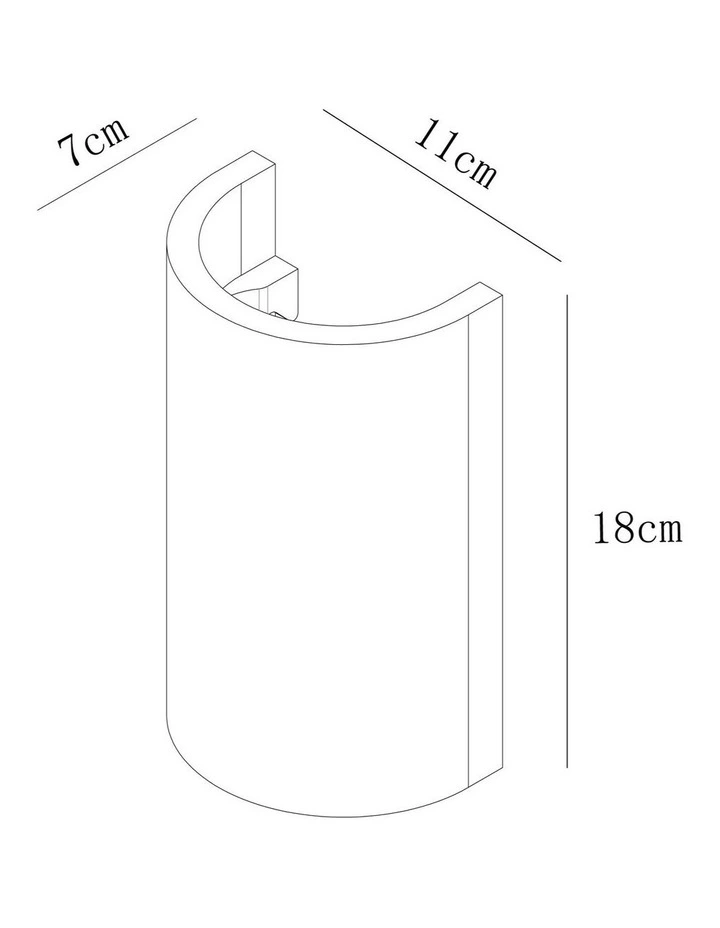 Verda Plaster Wall Sconce 2 Light in White image 7
