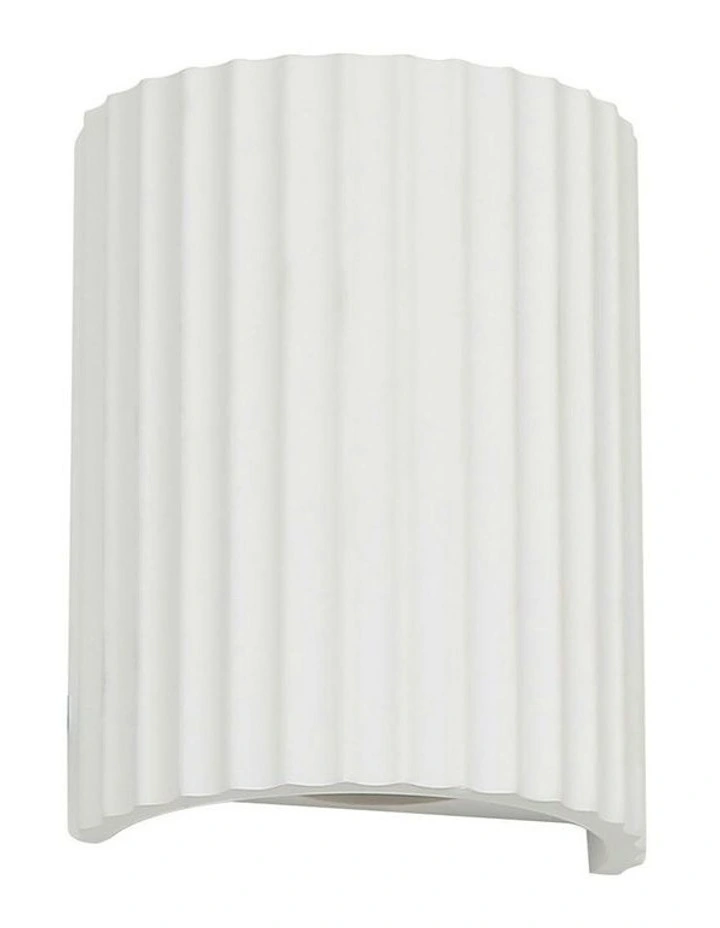 Jorik Plaster Wall Sconce 2 Light in White image 1