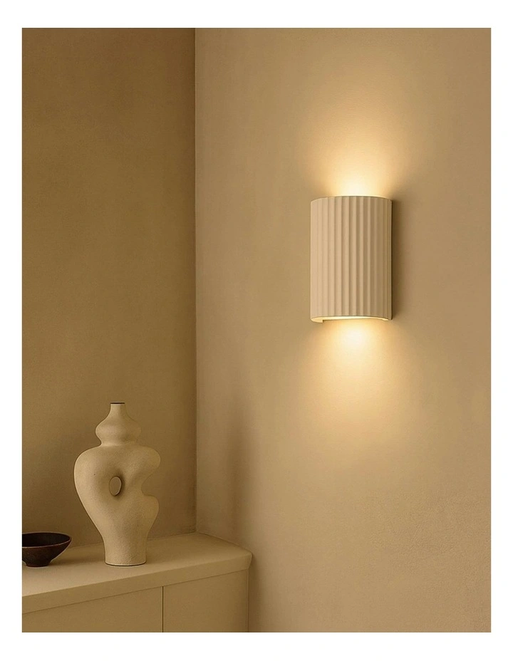 Jorik Plaster Wall Sconce 2 Light in White image 2