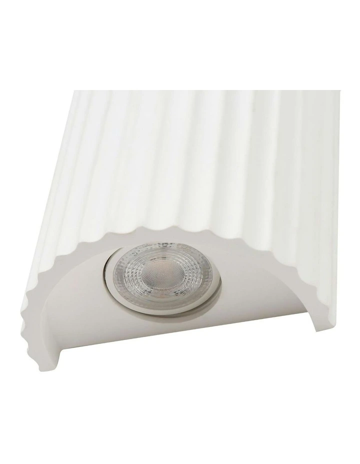 Jorik Plaster Wall Sconce 2 Light in White image 3