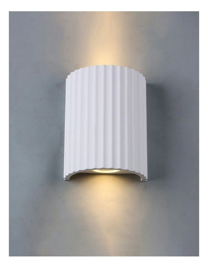 Jorik Plaster Wall Sconce 2 Light in White image 5