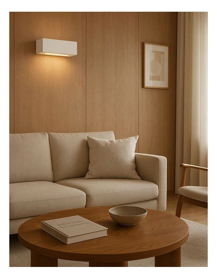 Elvon Plaster Small Wall Sconce in White image 3