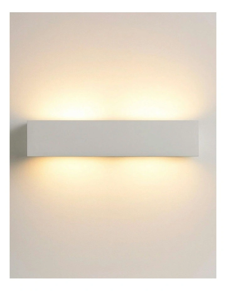 Elvon Plaster Medium Wall Sconce in White image 2