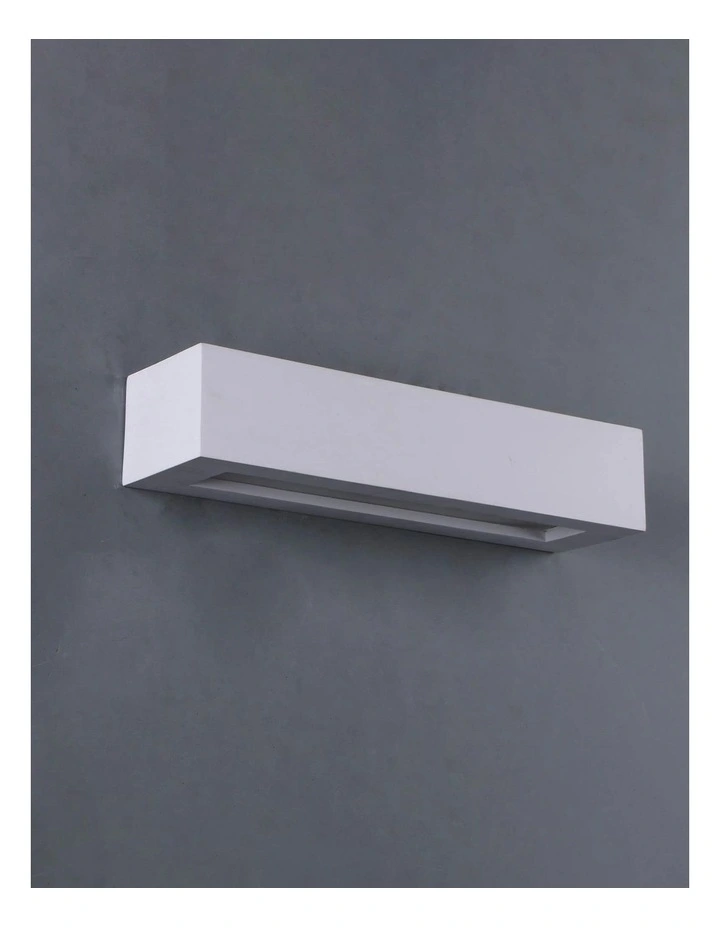 Elvon Plaster Medium Wall Sconce in White image 4