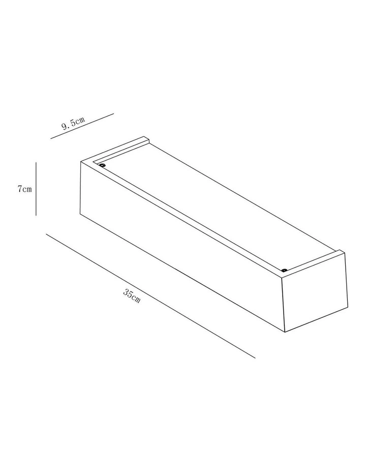 Elvon Plaster Medium Wall Sconce in White image 7