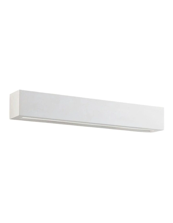 Elvon Plaster Large Wall Sconce in White image 1