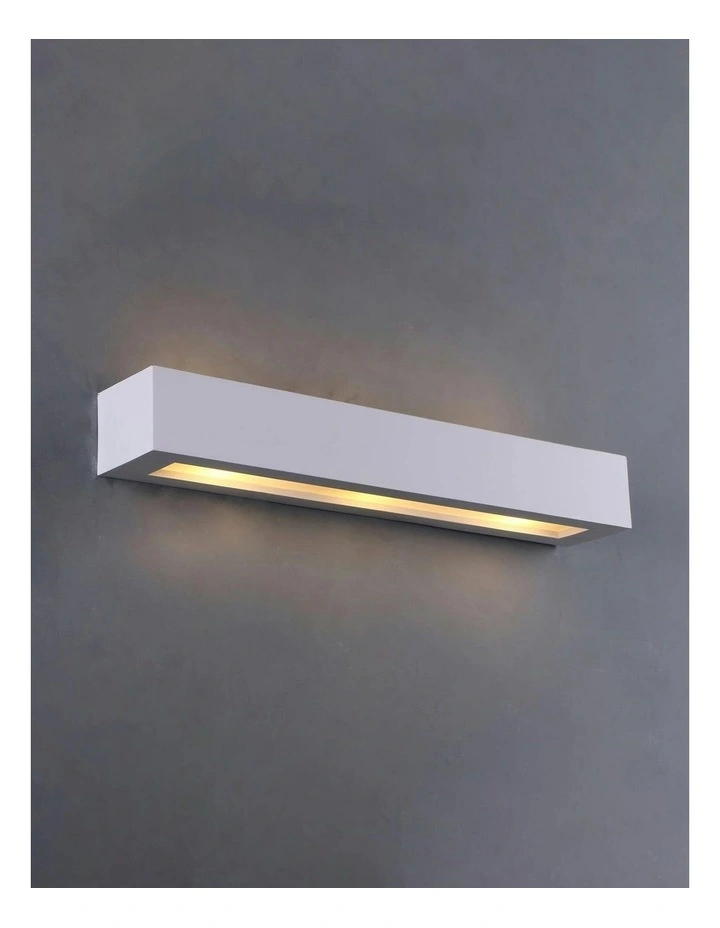 Elvon Plaster Large Wall Sconce in White image 4