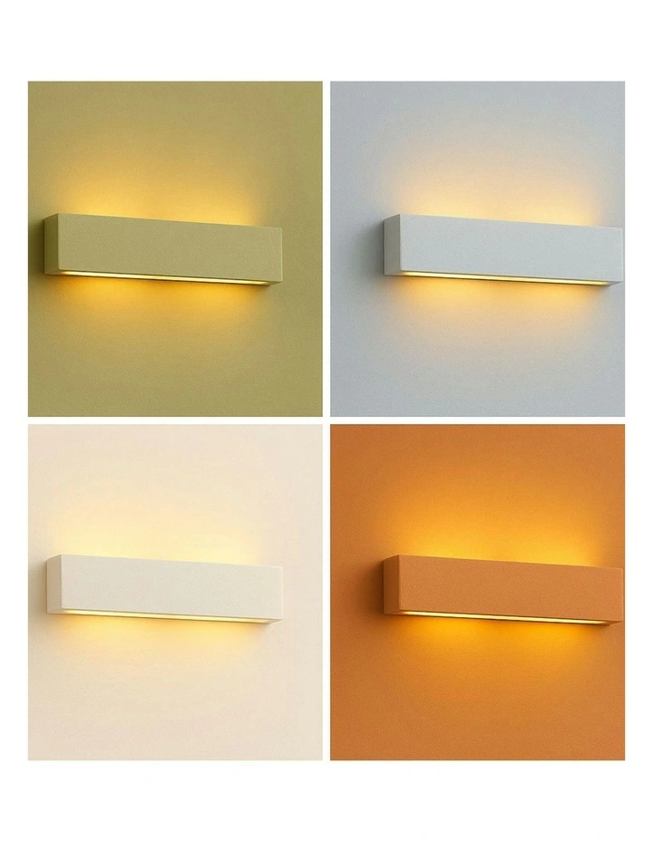 Elvon Plaster Large Wall Sconce in White image 6