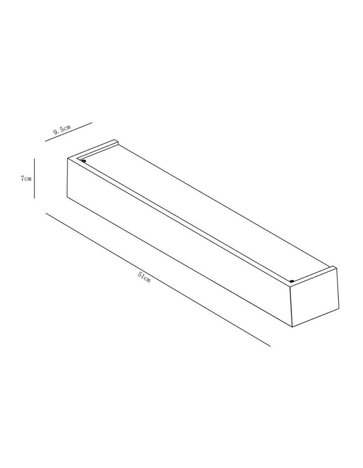 Elvon Plaster Large Wall Sconce in White image 7