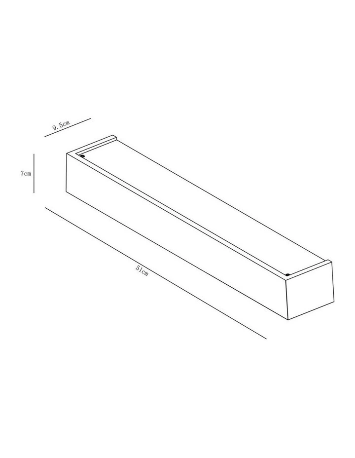 Elvon Plaster Large Wall Sconce in White image 7