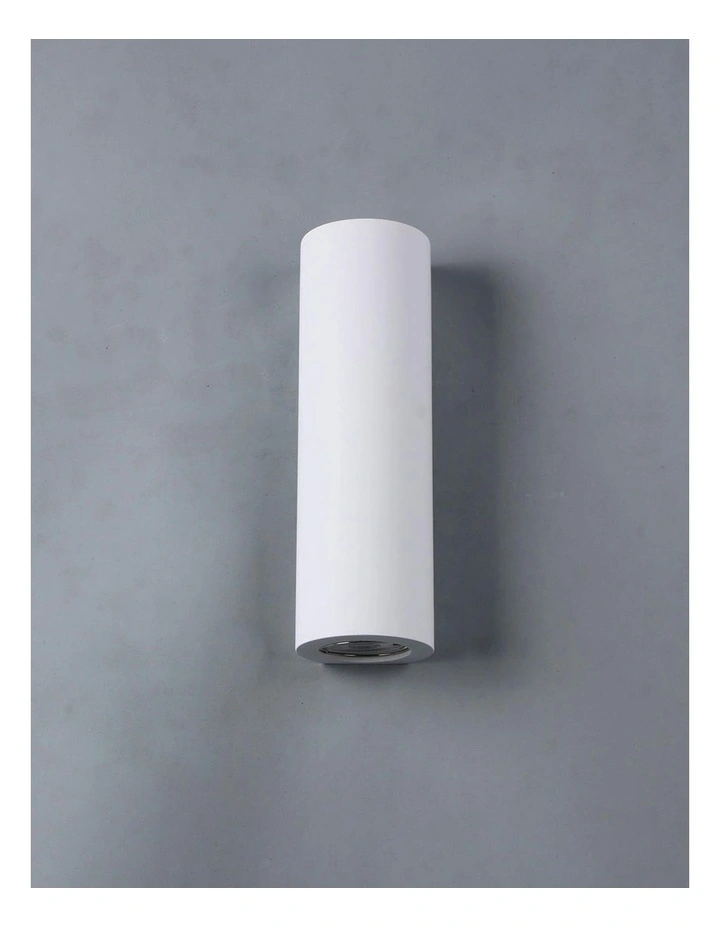 Onyx Plaster Wall Sconce 2 Light in White image 3