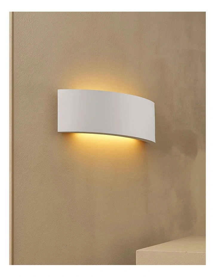 Kavik Plaster Wall Sconce in White image 6