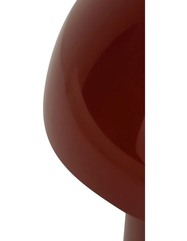 USB Rechargeable Mushroom LED Table Lamp in Red image 3