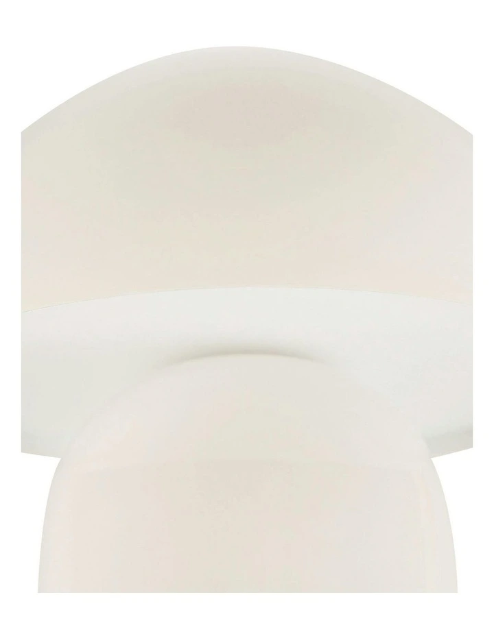 USB Rechargeable Mushroom LED Table Lamp in White image 4