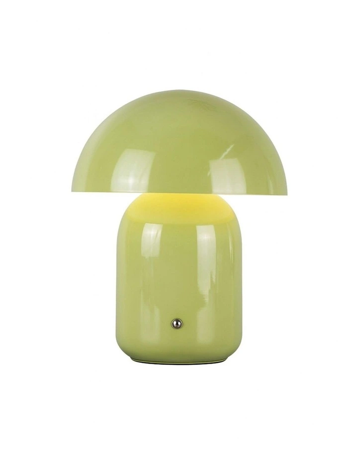 USB Rechargeable Mushroom LED CCT Dimmable Touch Table Lamp - Sage image 2