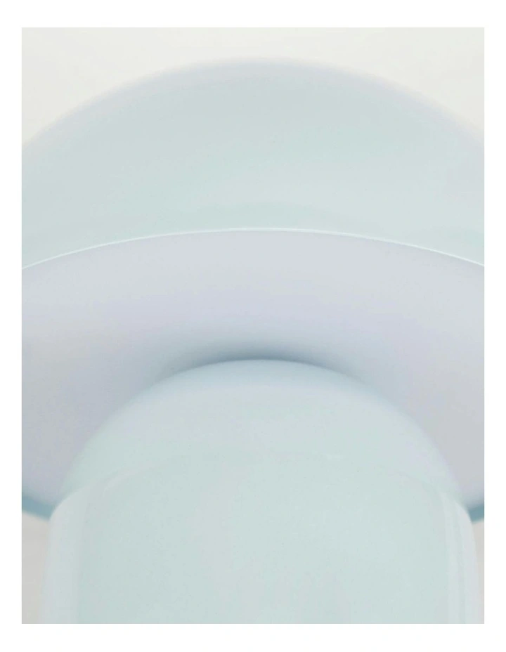 USB Rechargeable Mushroom LED Table Lamp in Pale Blue image 3