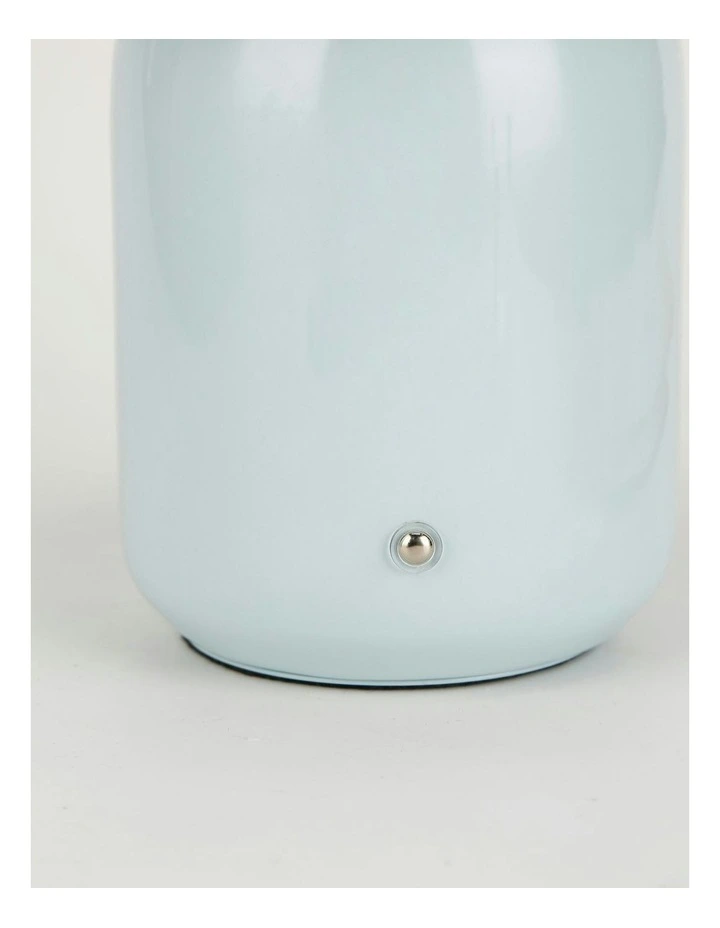 USB Rechargeable Mushroom LED Table Lamp in Pale Blue image 4