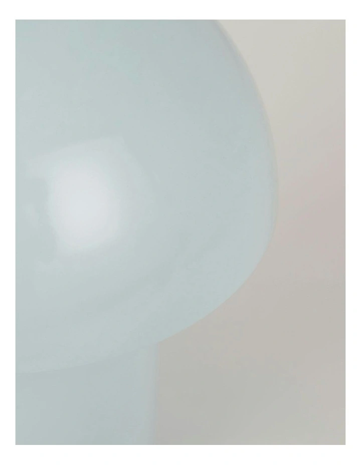 USB Rechargeable Mushroom LED Table Lamp in Pale Blue image 5