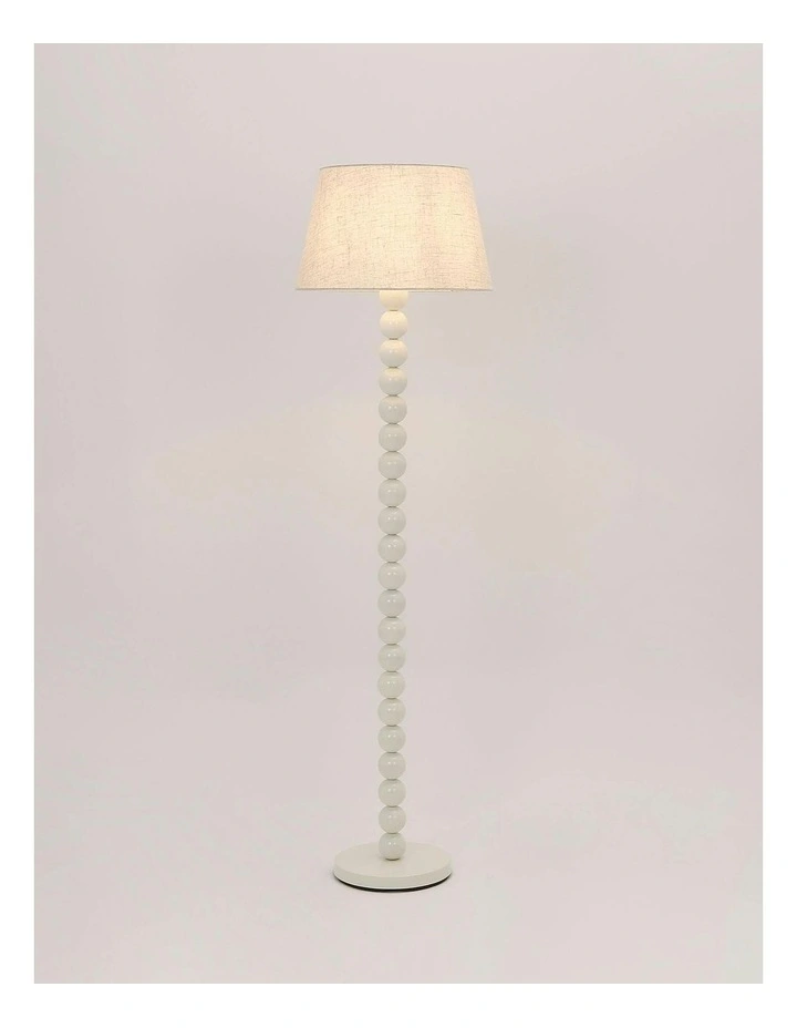 Pearl Orb Floor Lamp in Whisper White image 6