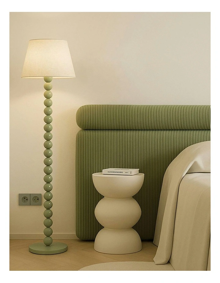 Pearl Orb Floor Lamp in Sage image 5