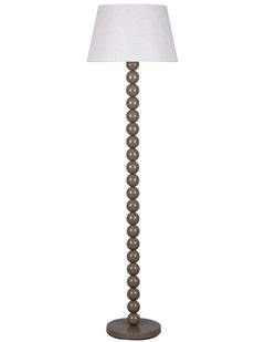 Pearl Orb Floor Lamp in Toffee