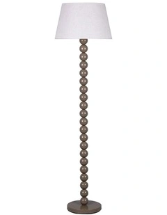 Pearl Orb Floor Lamp in Toffee