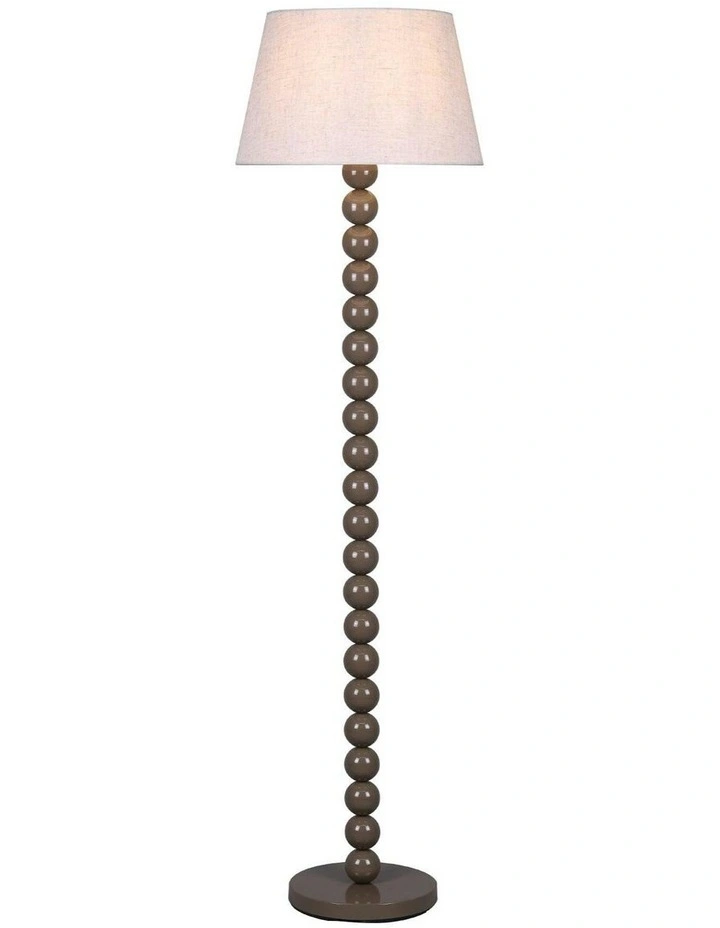 Pearl Orb Floor Lamp in Toffee image 2