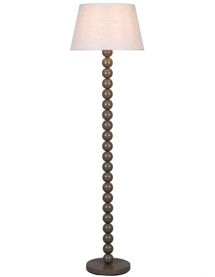 Pearl Orb Floor Lamp in Toffee image 2