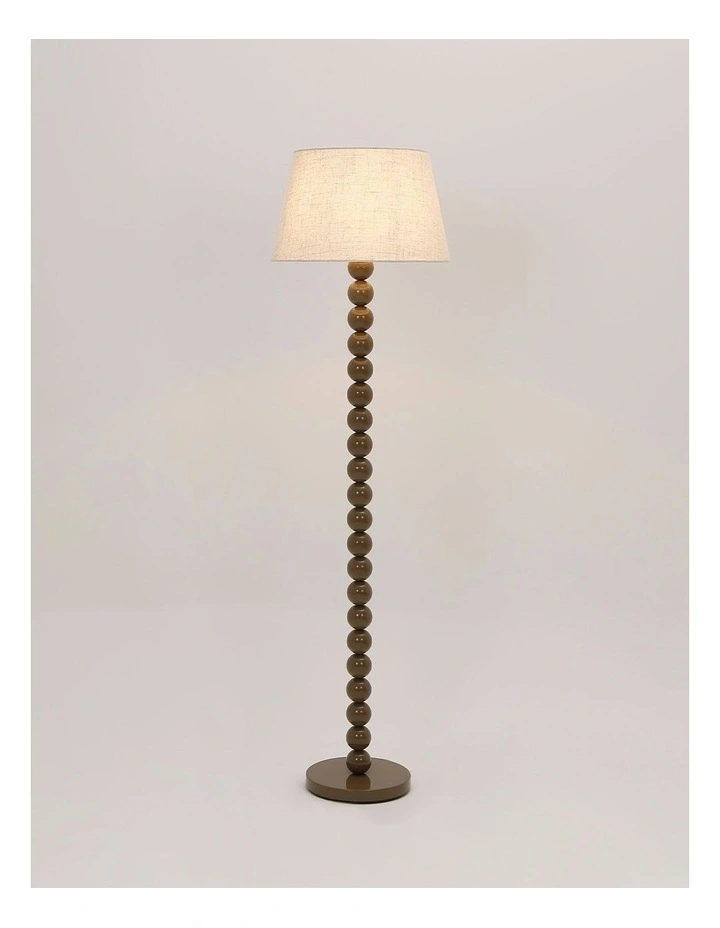 Pearl Orb Floor Lamp in Toffee image 5