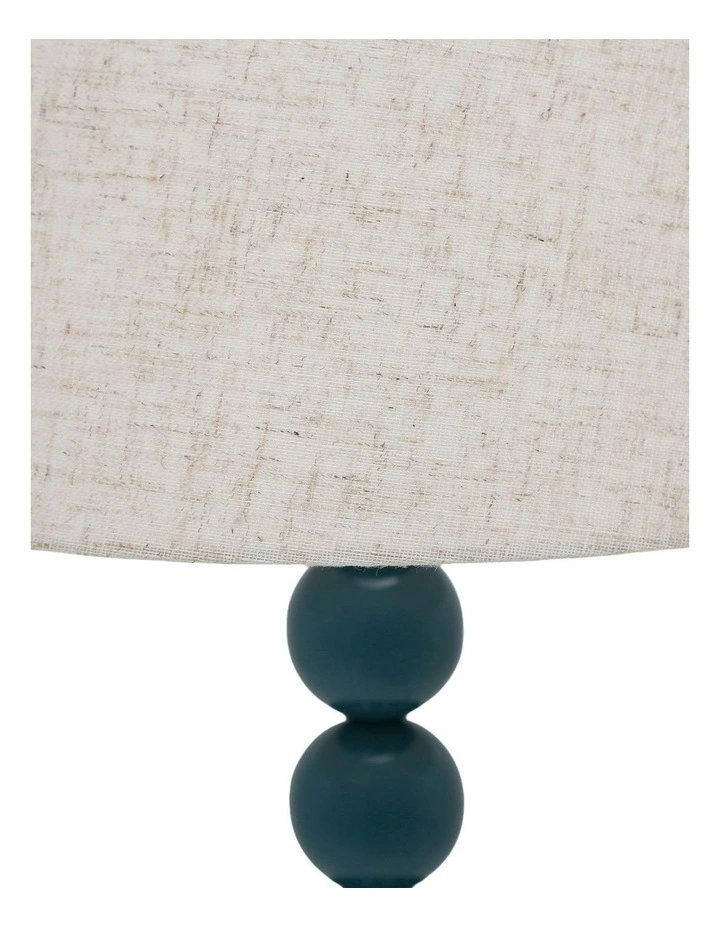 Pearl Orb Floor Lamp in Cyan image 3