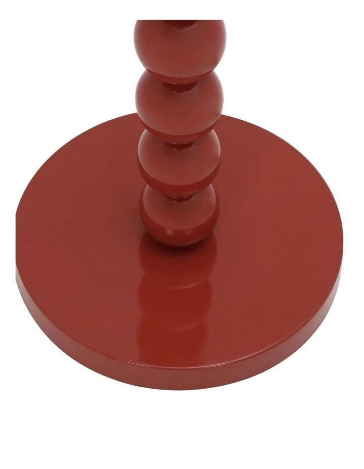 Pearl Orb Floor Lamp in Rust image 4