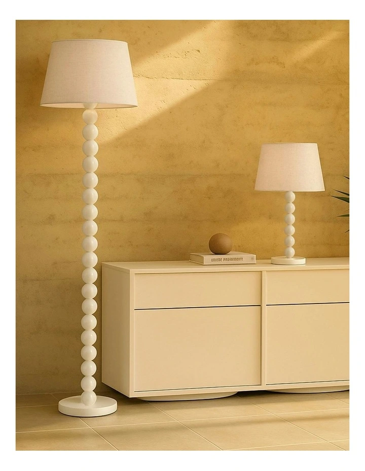 Pearl Orb Table Lamp in Whisper White image 5