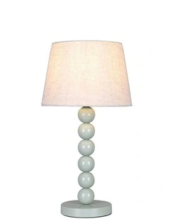 Pearl Orb Table Lamp in Sage
