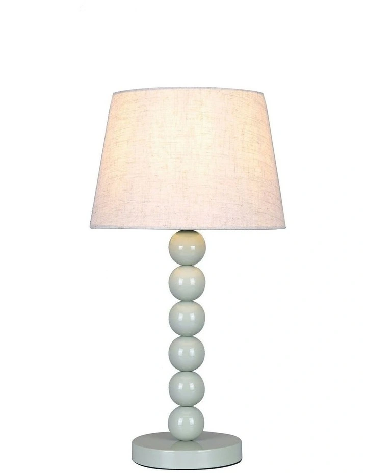 Pearl Orb Table Lamp in Sage image 1