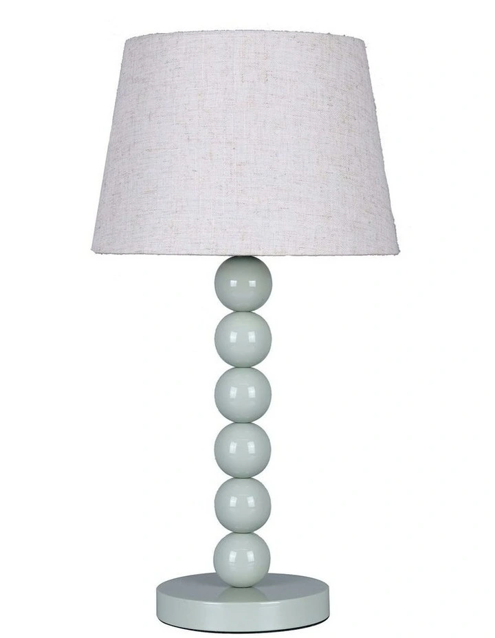 Pearl Orb Table Lamp in Sage image 2