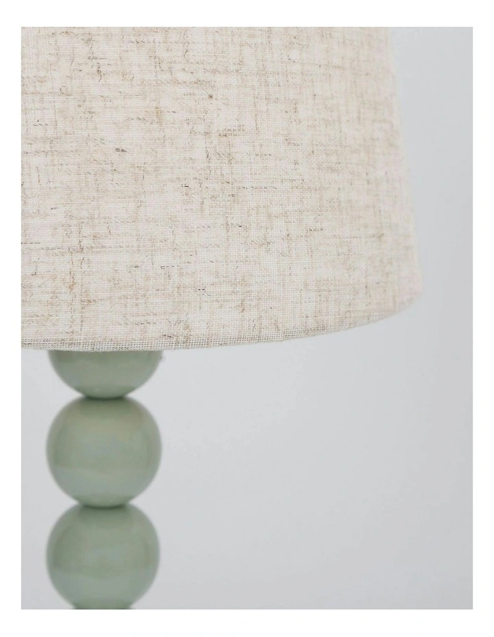 Pearl Orb Table Lamp in Sage image 3
