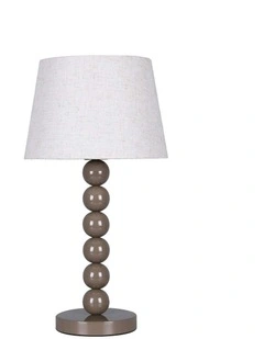 Pearl Orb Table Lamp in Toffee