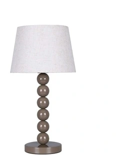 Pearl Orb Table Lamp in Toffee