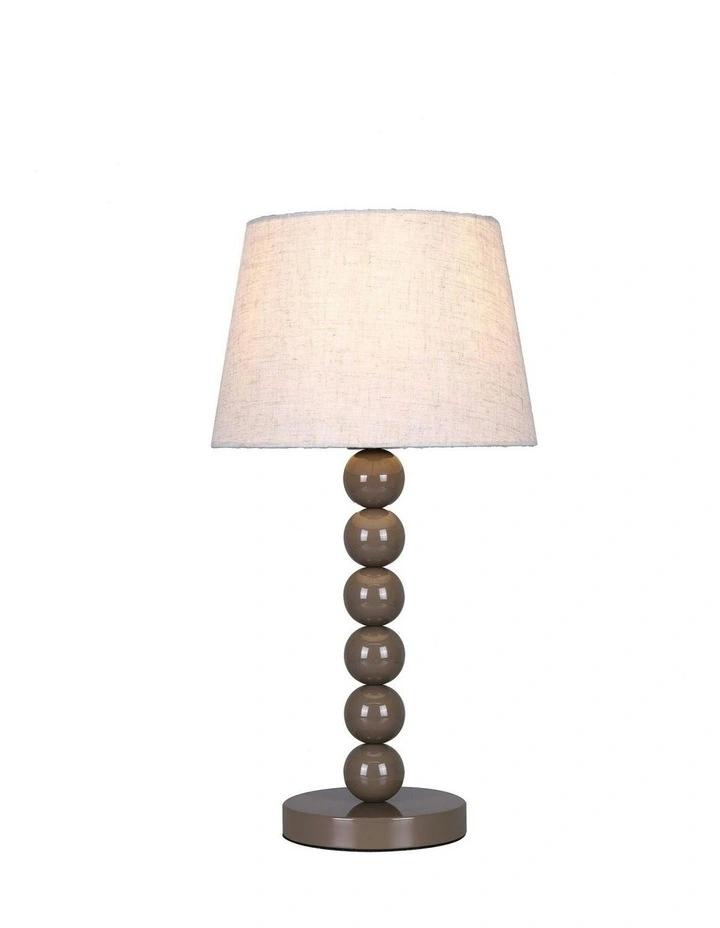 Pearl Orb Table Lamp in Toffee image 2