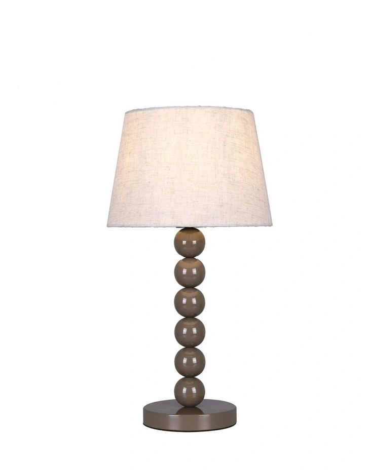 Pearl Orb Table Lamp in Toffee image 2