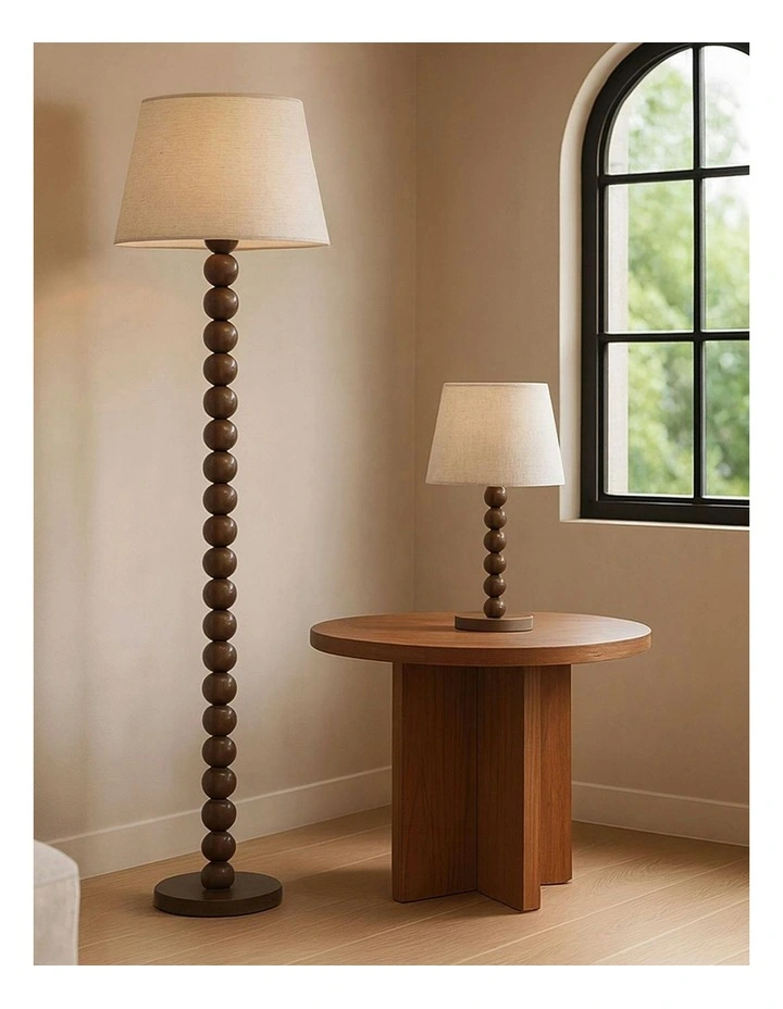 Pearl Orb Table Lamp in Toffee image 5