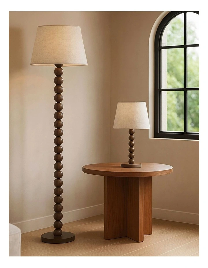 Pearl Orb Table Lamp in Toffee image 5
