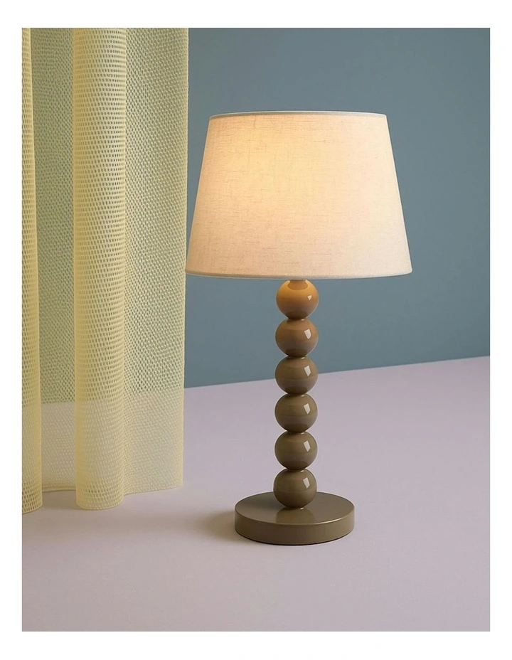Pearl Orb Table Lamp in Toffee image 6
