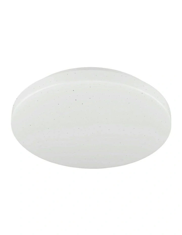 Starry Glow Tri Colour Dimmable Small LED Ceiling Light in White image 2